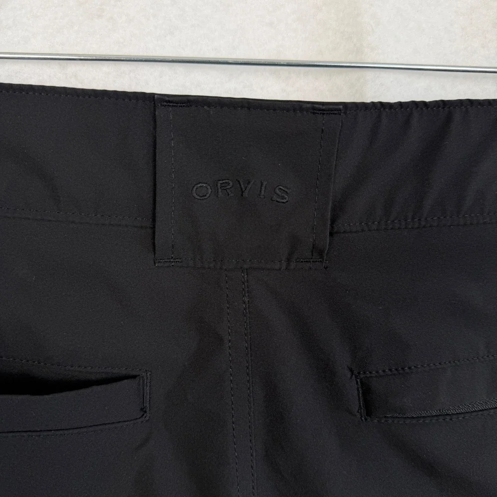Orvis Mens 40 Black‎ Stretch Cargo Shorts Hiking Outdoor Performance Travel